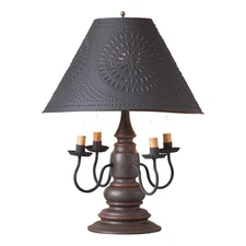 Harrison Lamp in Espresso with Shade