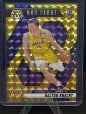 2024-25 Panini Mosaic - NBA Debut Dalton Knecht #264 Reactive Yellow Mosaic...