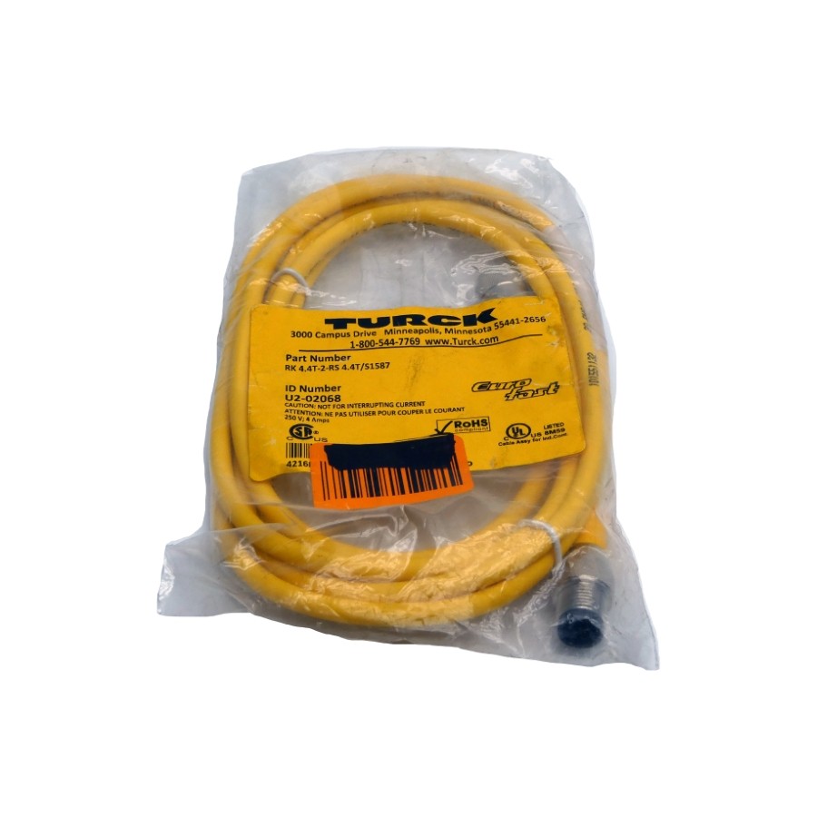 TURCK RK4.4T-2-RS4.4T/S1587 U2-02068 250V 4A NSMP