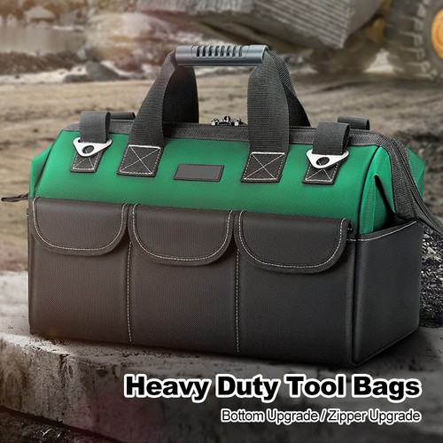 16-inch Heavy Duty Tool Bags Wide Mouth Electrician Tool Bag For Professional - Picture 5 of 15