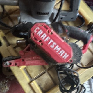 Craftsman Corded Electric Belt Sander Power Tool Red & Black
