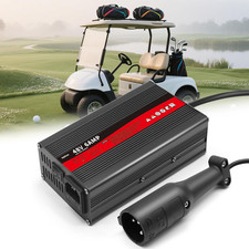 48 Volt Golf Cart Charger with 3-Pin round Plug 6 Amp Compatible with DS Golf Ca