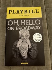 John Mulaney & Nick Kroll   "Oh, Hello On Broadway"  2016  Playbill BROADWAY OPN