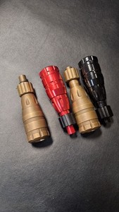 Metal Adjustable Click Grips for Tattoo Machines, Set of 4, rotary machine grips