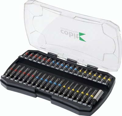 COBIT 39-tlg. Bitbox 25mm & 50mm Bits für TORX, PZ, PH inkl. Bithalter Kompakt