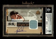 TIGER WOODS 2003 SP Game Used Golf Signature Shirts Singles 25/100 AUTO SP BGS 9