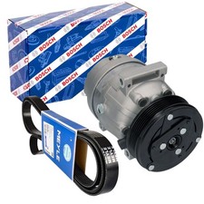 BOSCH Klimakompressor + 5PK1125 für OPEL VIVARO A RENAULT TRAFIC 2