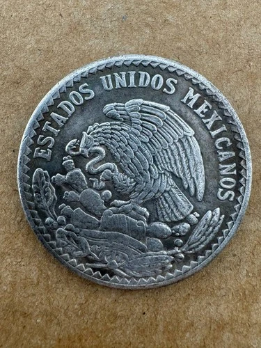 1936 Mexico Un Peso Silver — photo from the most recent tracked eBay sale