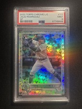 2022 Topps Chrome Logofractor Julio Rodriguez SP #111 card