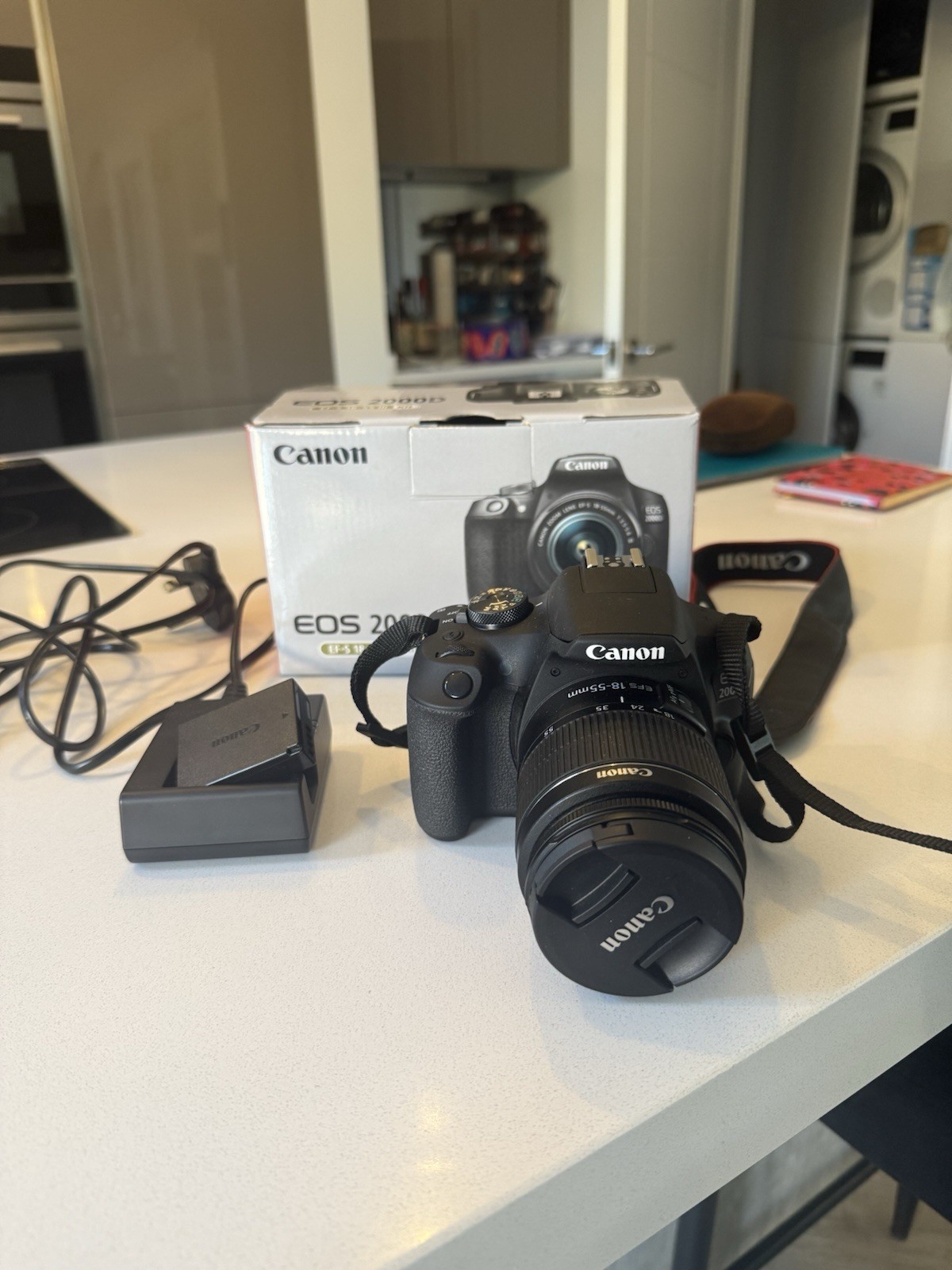 Canon EOS 2000D Digital SLR Camera - Black (Body Only)