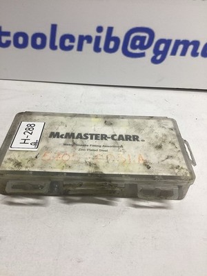 MCMASTER-CARR HYDRAULIC METRIC GREASE FITTINGS 1315K14 H-288 (NOT FULL SET 65P)