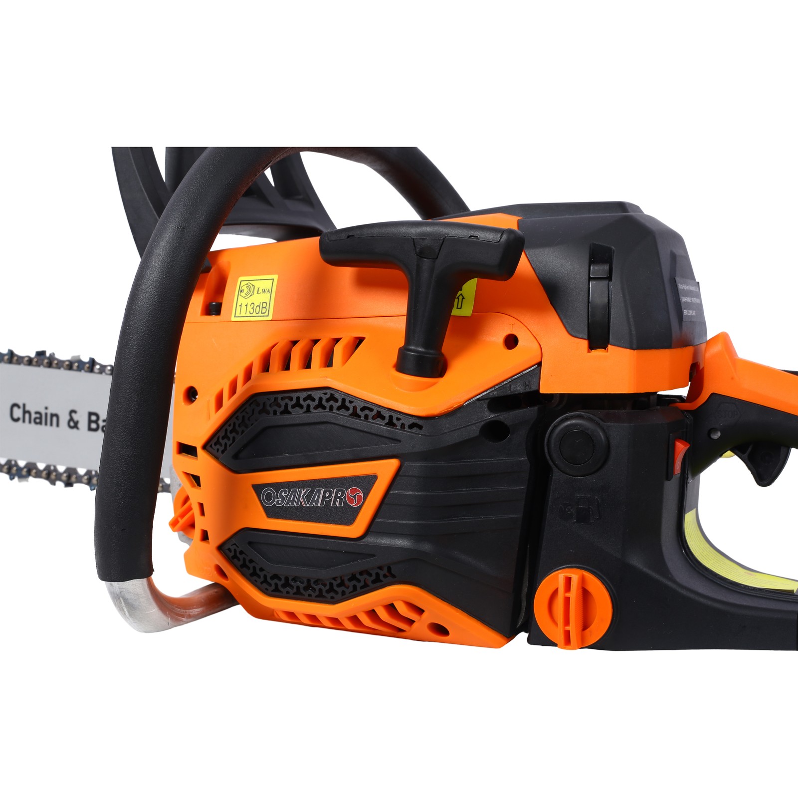 【New】62CC Gas Powered Chainsaw, 22Inch 2-Cycle Petrol Handheld Chain Saw, Gasoli