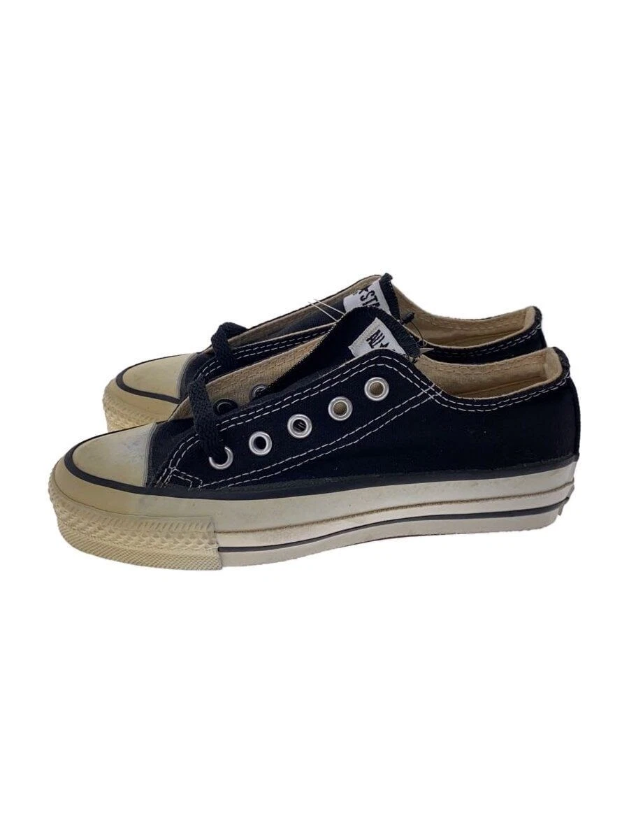 Sneaker CONVERSE taglio basso made in USA tela nera usata