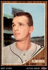 1962 Topps #259 Lou Klimchock Braves 7 - NM
