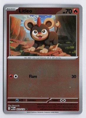 Litleo - MEG #023/132 ME01: Mega Evolution Reverse Holofoil NM