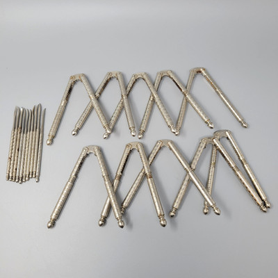 HMQ Quackenbush Nutcracker Set of 10 with Picks Nut Crackers Crab Leg