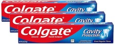 Colgate Cavity Protection Regular Fluoride Toothpaste, 6 Ounce (Pack of 3)  0.49 per gallon