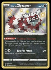 Pokemon Cards Galarian Zigzagoon SV078/SV122 Holo Shining Fates Shiny Vault NM
