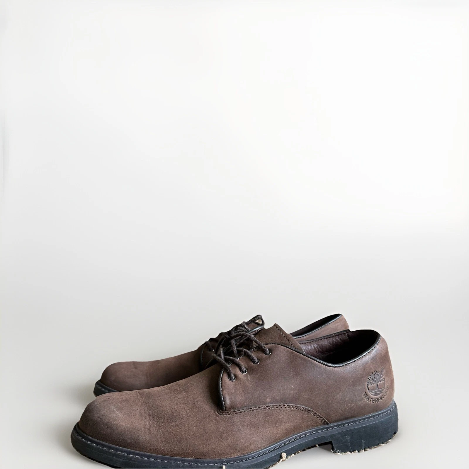 Scarpe Oxford Timberland Earthkeepers da uomo impermeabili in pelle marrone taglia 9 Us 42