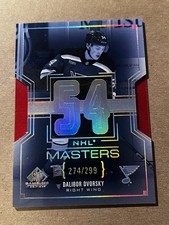 Dalibor Dvorsky 2025-26 SP Game Used NHL Masters 274/299 NM-56 St. Louis Blues