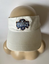 White Washington Mystics Adjustable Hat Visor Cap DC Lottery
