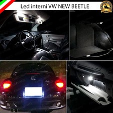 KIT LED INTERNI COMPLETO VW NEW BEETLE FINO AL 06/2005 + LUCI TARGA LED 6000K