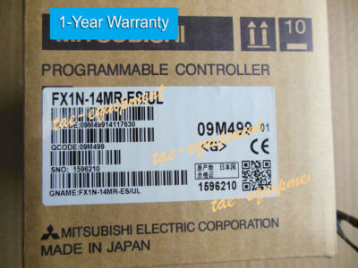 1PC Mitsubishi FX1N-14MR-ES/UL PLC New In Box FX1N14MRESUL