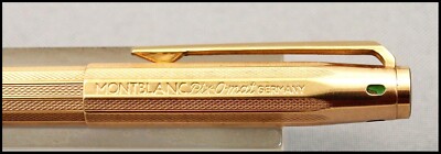 VINTAGE MONTBLANC No. 105 PIX - O - MAT GOLD PLATED FOUR COLOR