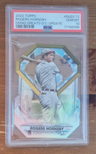 2022 Topps Diamond Greats Die Cuts Update #DGDC72 Rogers Hornsby PSA 10 POP 3