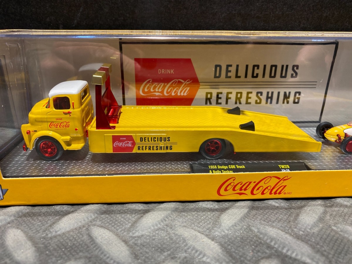 1/64 M2 HAULERS COCA COLA 1958 DODGE COE TRUCK & BELLY TANKER