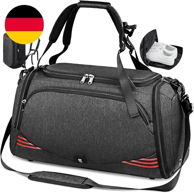 NEWHEY Sporttasche Reisetasche Mit Schuhfach Groß 40L 65L Trainingstasche Gym Fi