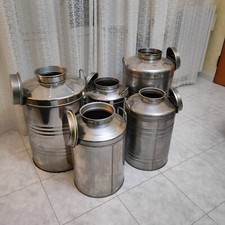 CONTENITORI FUSTO PER OLIO IN ACCIAIO INOX N. 3 da 50 e N. 2 da 100 LITRI 