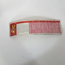 Vintage G1 Transformers Rodimus Prime Tech Spec Takara Original Hasbro 