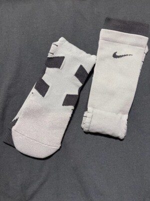 NIKE Vapor ELITE Football Crew Socks PSX311-010 XL Gray Black  XLarge BIN 19