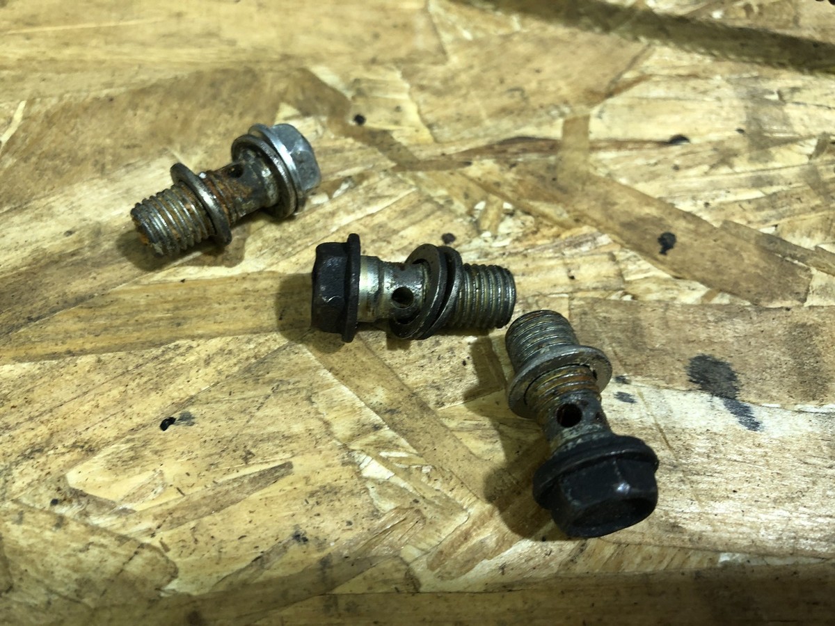 かおかおはうす 89 KAWASAKI NINJA ZX10 ZX1000B FRONT BRAKE CALIPER HOSES LINES | eBay