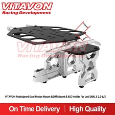 Vitavon Redesigned Dual Motor Mount &Diff Mount & ESC Holder For Losi DBXL E 2.0
