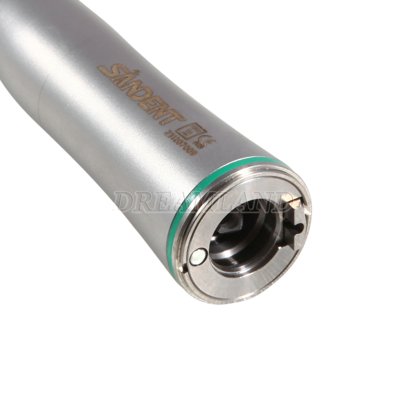 Dental LED Fiber Optic 4:1 Winkelstück Handstück Grün Contra Angle Mit Licht
