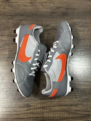 Nike Premier 3 FG Smoke Gray Safety Orange 2022 AT5889-003 Men s Size 7