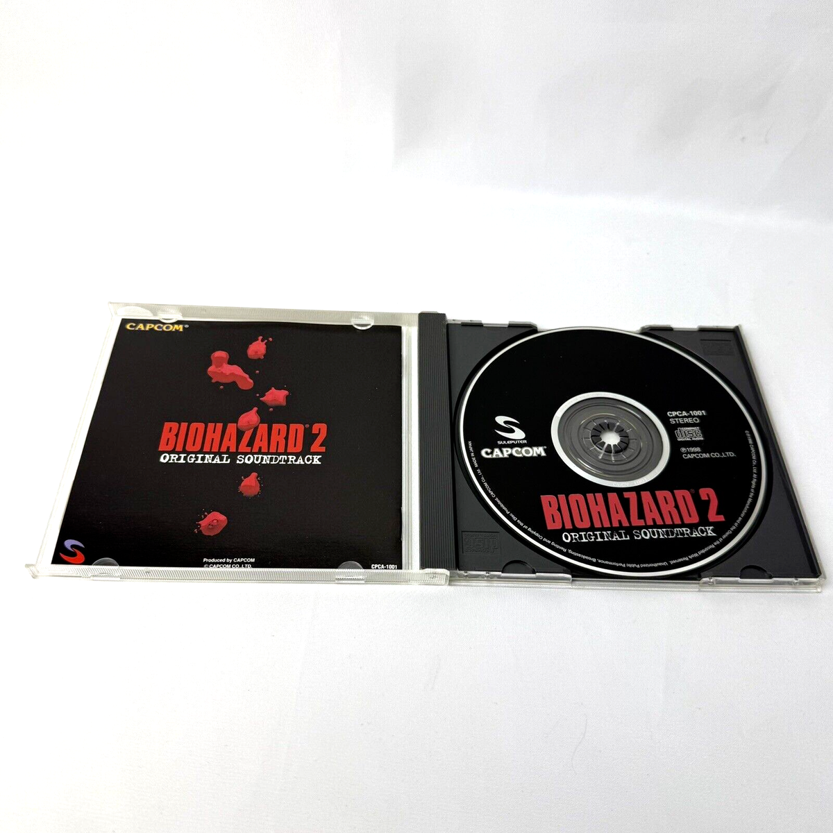 BIOHAZARD 2 ORIGINAL SOUNDTRACK CD w/ Dog Tag Japan import