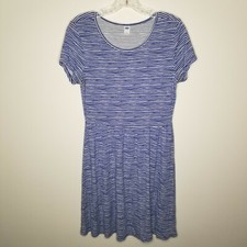 Old Navy Womens Blue Striped Dress Size Small