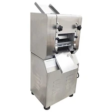 Stainless Steel Electric Dough Roller Sheet Maker with 1&2mm Square Cutter 2HP