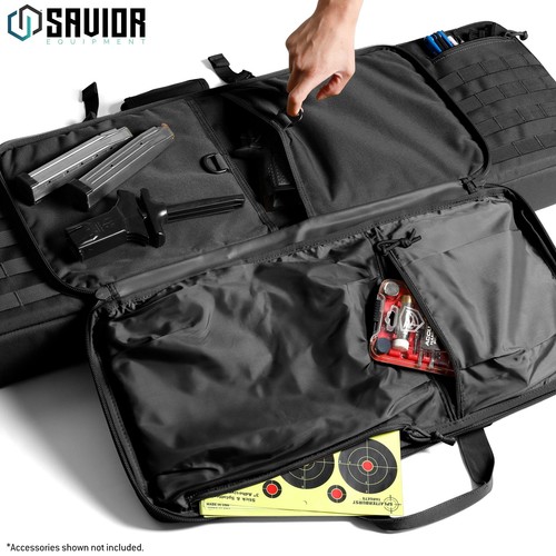 Savior Equipment American Classic Tactical Double Long Gun Bag Pistol - Picture 3 of 9