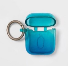 Heyday Apple AirPods Gen 1  2 Case with Clip - Blue/Teal Gradient