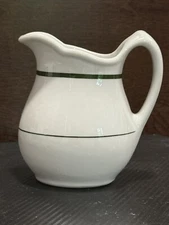 Ironstone Pitcher Vintage Jackson China Medium Sized Pitcher Farmhouse Kitchen D