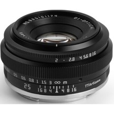 US TTArtisan 25mm F2 Wide Angle APS-C MF Portrait Lens For FUJIFILM X-Mount