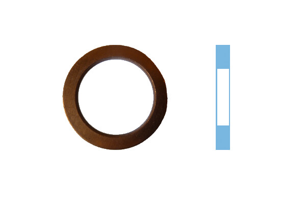 005595H CORTECO Seal Ring, oil drain plug
