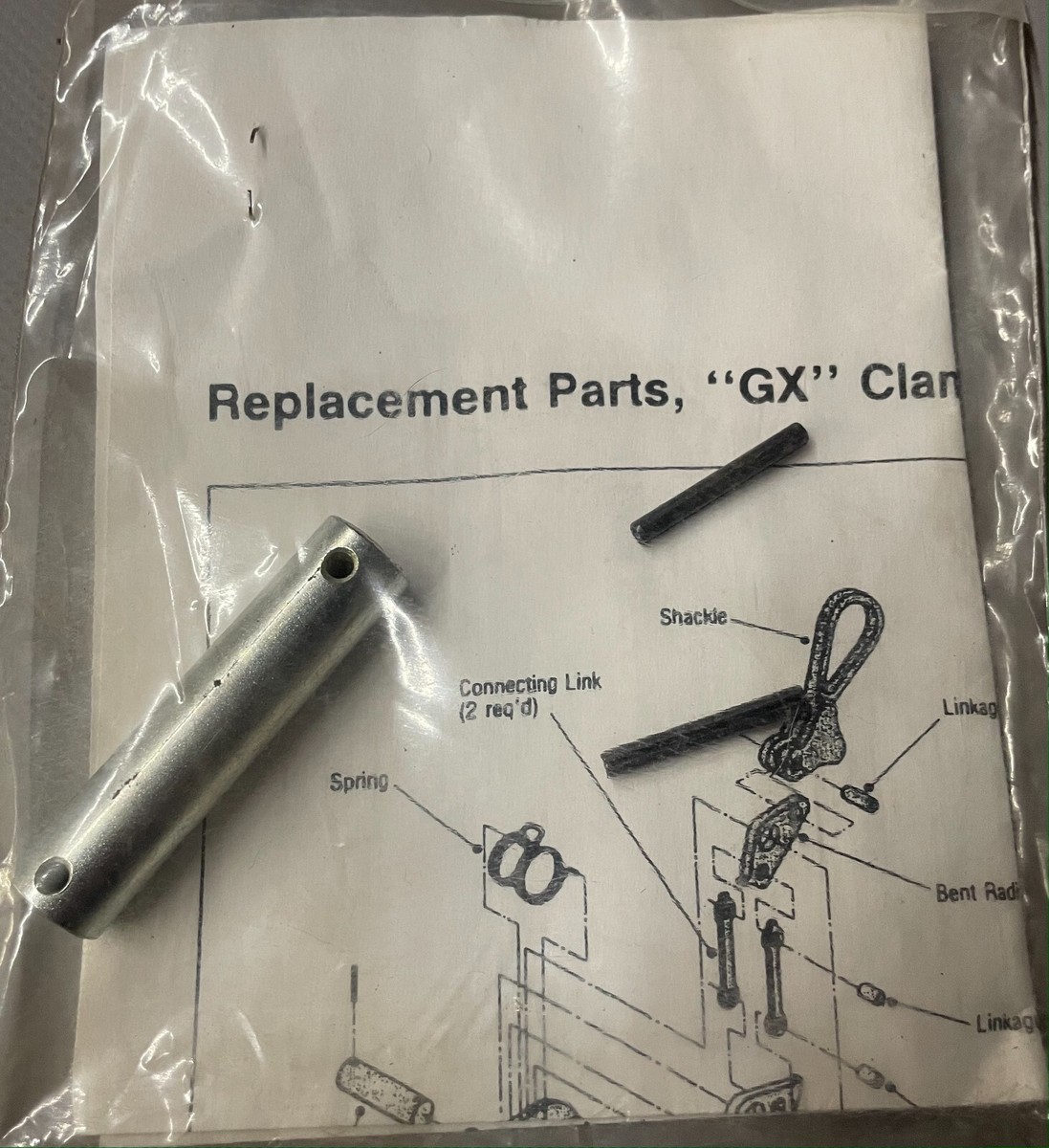 Campbell 650-1104 Replacement Swivel Pad Pin for 1 Ton GX Series