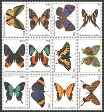 Netherlands Antilles 2003, Butterflies, MNH VF