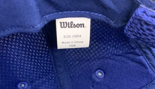 Wilson NCAA Soccer Mesh Fitted Hat Adjustable Cap OSFA Logo College Sports Fan - Picture 10 of 11