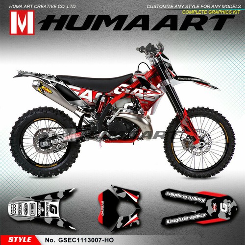 Graphics Kit Vinyl Decal for GAS GAS EC 125 200 250 300 450 2T 4T 2011 2012 2013 - Picture 15 of 15